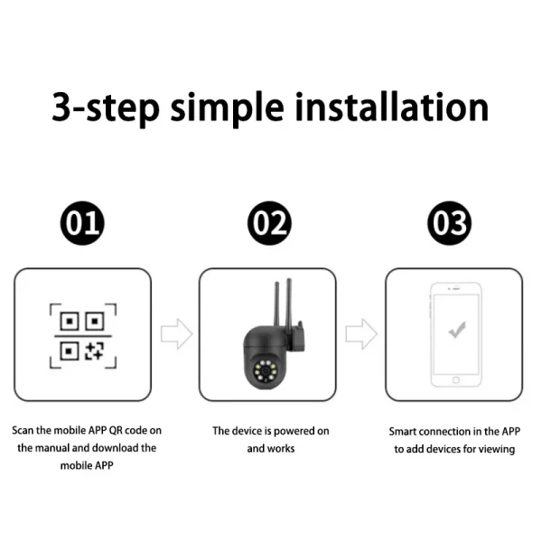 Xiaomi 3MP WIFI IP Camera Two-Way Audio Motion Detection Outdoor Wifi Surveillance Camera 1080 HD Security Camera Smart Home